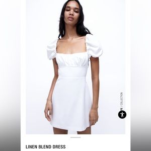 Zara White Dress